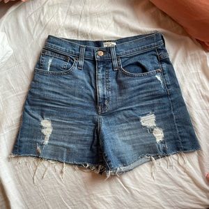 J. Crew distressed denim shorts